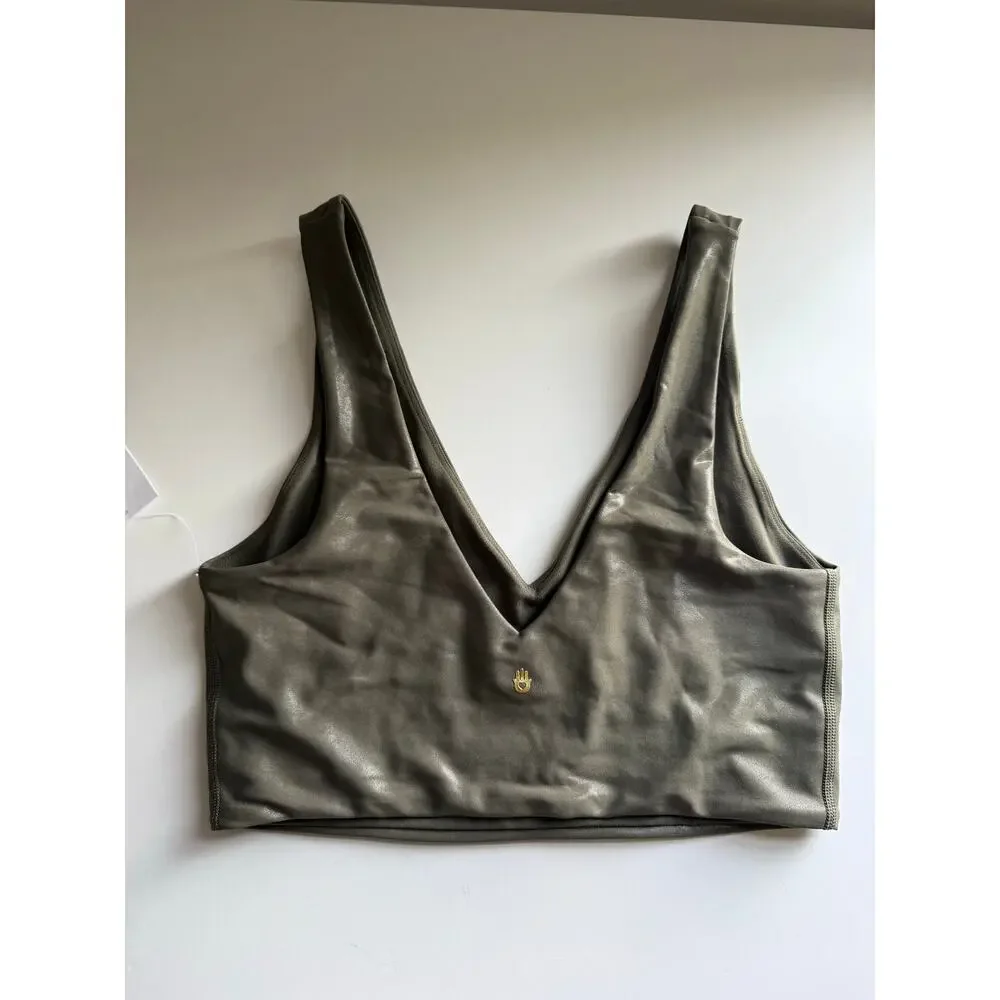 $78 New Spiritual Gangster Harlow High Gloss Crop Tank - Small - Picture 5 of 5